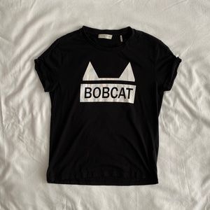 Sandro Paris | Black 'Bobcat' T-Shirt